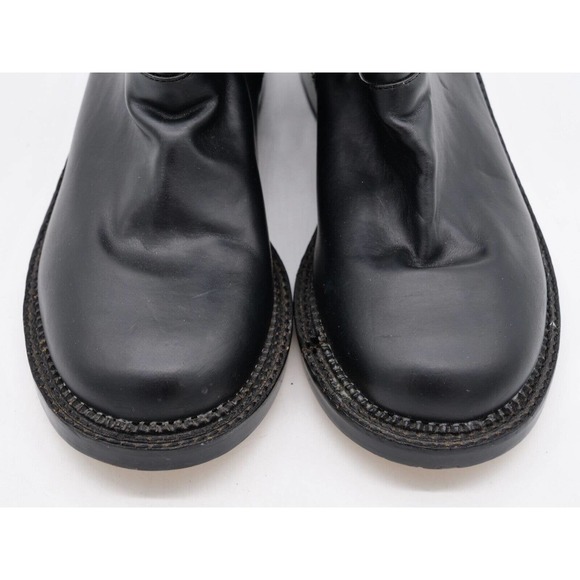 Shoe Cult by Nasty Gal Womens 7 Ankle Boots Black Faux Leather Side Zip Chelsea - Picture 7 of 11